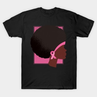 Empower Pink: Strength in Silhouette T-Shirt